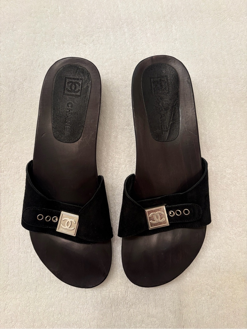 Chanel Hasler Slide Sandals